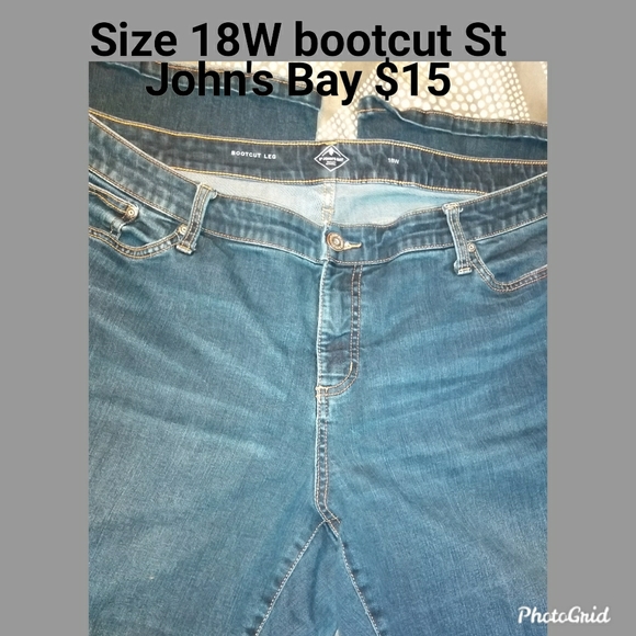 St John's Bay Bootcut Jeans - Picture 4 of 4